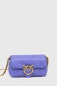 Pinko poseta de piele uni violet 100041.A0F2