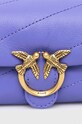 Accesorii Pinko poseta de piele 100041.A0F2 violet