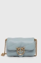 Pinko borsa a mano in pelle blu