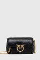 Pinko poseta de piele uni negru 100041.A0F2