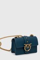 Кожаная сумочка Pinko 100064.A0F1 голубой AW25
