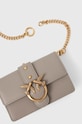 Pinko poseta de piele gri 100064.A0F1
