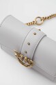 Accesorii Pinko poseta de piele 100064.A0F1 gri