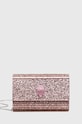 Kurt Geiger London pochette stampa all-over rosa 8764053979
