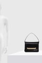 Kožená listová kabelka Victoria Beckham Chain Pouch B223AAC004769A
