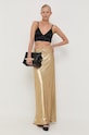 Kožená listová kabelka Victoria Beckham Chain Pouch B223AAC004769A