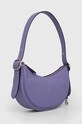 Coach torebka skórzana Luna Shoulder Bag CC439 fioletowy SS23