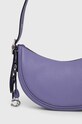 Coach torebka skórzana Luna Shoulder Bag fioletowy CC439