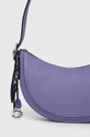 fioletowy Coach torebka skórzana Luna Shoulder Bag