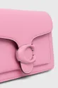 ροζ Δερμάτινη τσάντα Coach Tabby Shoulder Bag 26