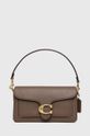 Coach borsa a mano in pelle semplice marrone CH857