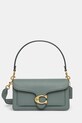Kožna torba Coach Tabby 26 bez uzorka zelena CH857