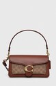 Kožená kabelka Coach Tabby 26 usňová koža hnedá CI032