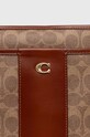 Шкіряна сумочка Coach коричневий CC533
