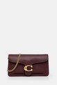 Coach torebka skórzana Tabby gładkie bordowy CE772