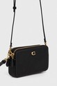 Δερμάτινη τσάντα Coach CH819 μαύρο SS23