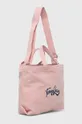 Хлопковая сумка Tommy Jeans розовый