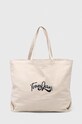 Tommy Jeans torebka bawełniana mieści A4 beżowy AW0AW14593.PPYX