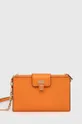 oranžna Usnjena torbica MICHAEL Michael Kors Ženski