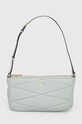 Dkny torebka skórzana skóra licowa turkusowy R31EBW99