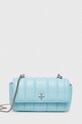 Tory Burch torebka skórzana nie mieści A4 niebieski 142567.400