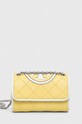Шкіряна сумочка Tory Burch лицьова шкіра жовтий 145585.700