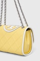 Accesorii Tory Burch poseta de piele 145585.700 galben