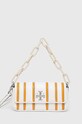 Δερμάτινη τσάντα Tory Burch λείο δέρμα λευκό 145592.100