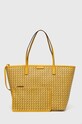 Tory Burch torebka mieści A4 żółty 145634.800