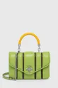 zelena Usnjena torbica Tory Burch Ženski