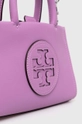 Τσάντα Tory Burch Ella Bio Mini Tote- Bright Amethyst Συνθετικό ύφασμα