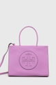 ljubičasta Torba Tory Burch Ella Bio Small Tote- Bright Amethyst Ženski