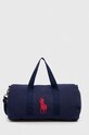 Παιδική τσάντα Polo Ralph Lauren υφασμάτινο σκούρο μπλε 9AR025