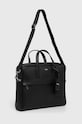 BOSS torba na laptopa skórzana 50483563 czarny SS23