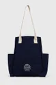 σκούρο μπλε Βαμβακερή τσάντα Abercrombie & Fitch Ανδρικά