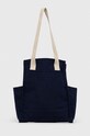 Akcesoria Abercrombie & Fitch torba bawełniana KI112.3098.220 granatowy