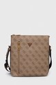 Guess saszetka VEZZOLA nie mieści A4 beżowy HMEVZL.P3299