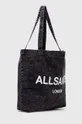 Βαμβακερή τσάντα AllSaints μαύρο