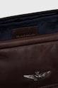 Kožená taška Aeronautica Militare AM303 hnedá