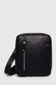 črna Usnjena torbica za okoli pasu Aeronautica Militare Moški