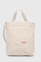 Бавовняна сумка Levi's гладкий бежевий D7545.0002