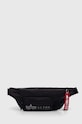 Alpha Industries waist pack textile black 118917.03