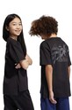 adidas t-shirt bawełniany dziecięcy HR5809 czarny