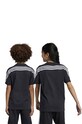 adidas t-shirt bawełniany dziecięcy U FI 3S HR6308 czarny