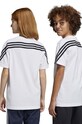 Detské bavlnené tričko adidas U FI 3S HR6309 biela