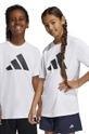 biały adidas t-shirt dziecięcy U TR-ES LOGO Chłopięcy