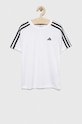 Детская футболка adidas U TR-ES 3S аппликация белый HS1609
