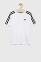 biały adidas t-shirt dziecięcy U TR-ES 3S Chłopięcy