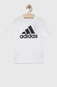 adidas t-shirt bawełniany dziecięcy U BL biały