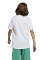 adidas t-shirt bawełniany dziecięcy U BL IB1670 biały